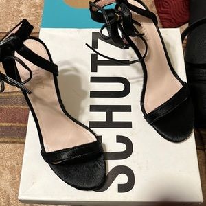 Schutz Black Heels, Size 6, Made in Brazil, Gorgeous, never worn.